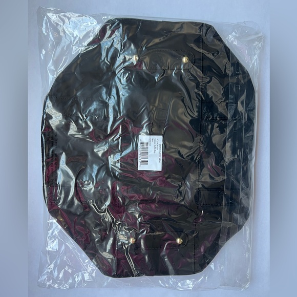 Stoney Clover Lane Noir Black Nylon Duffel Bag with Gold Metal Hardware - Picture 14 of 14